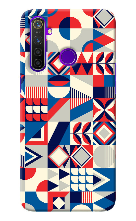 Colorful Pattern Realme 5 Pro Back Cover