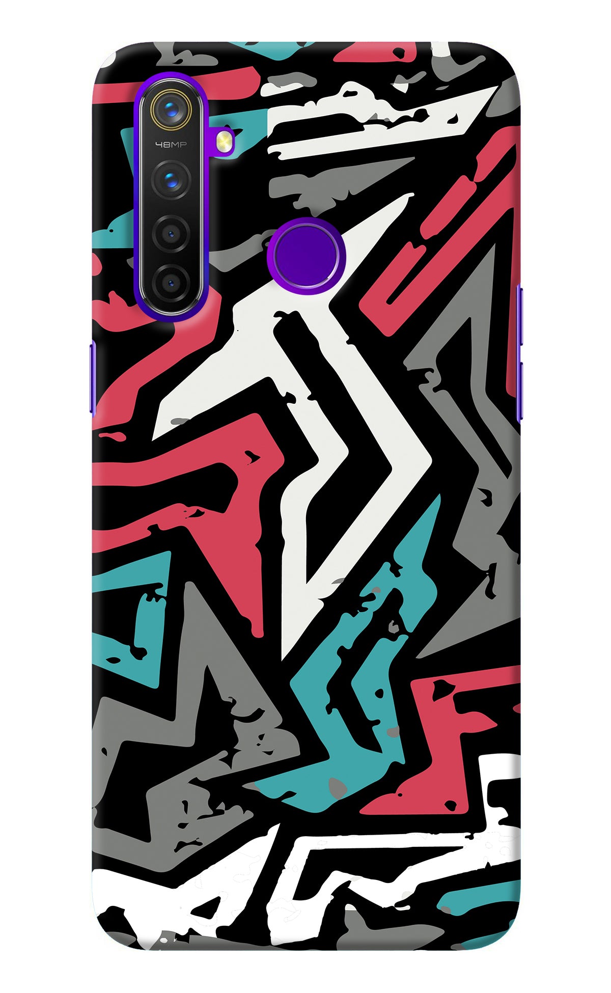 Geometric Graffiti Realme 5 Pro Back Cover