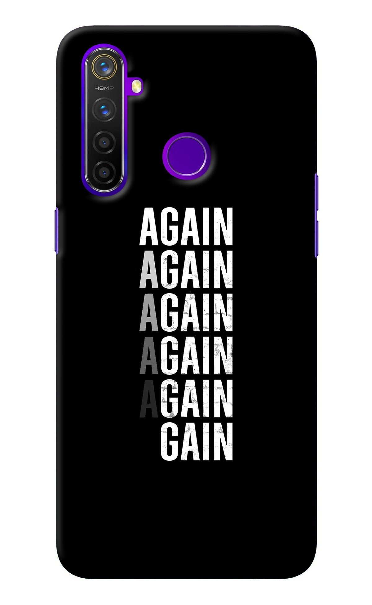 Again Again Gain Realme 5 Pro Back Cover