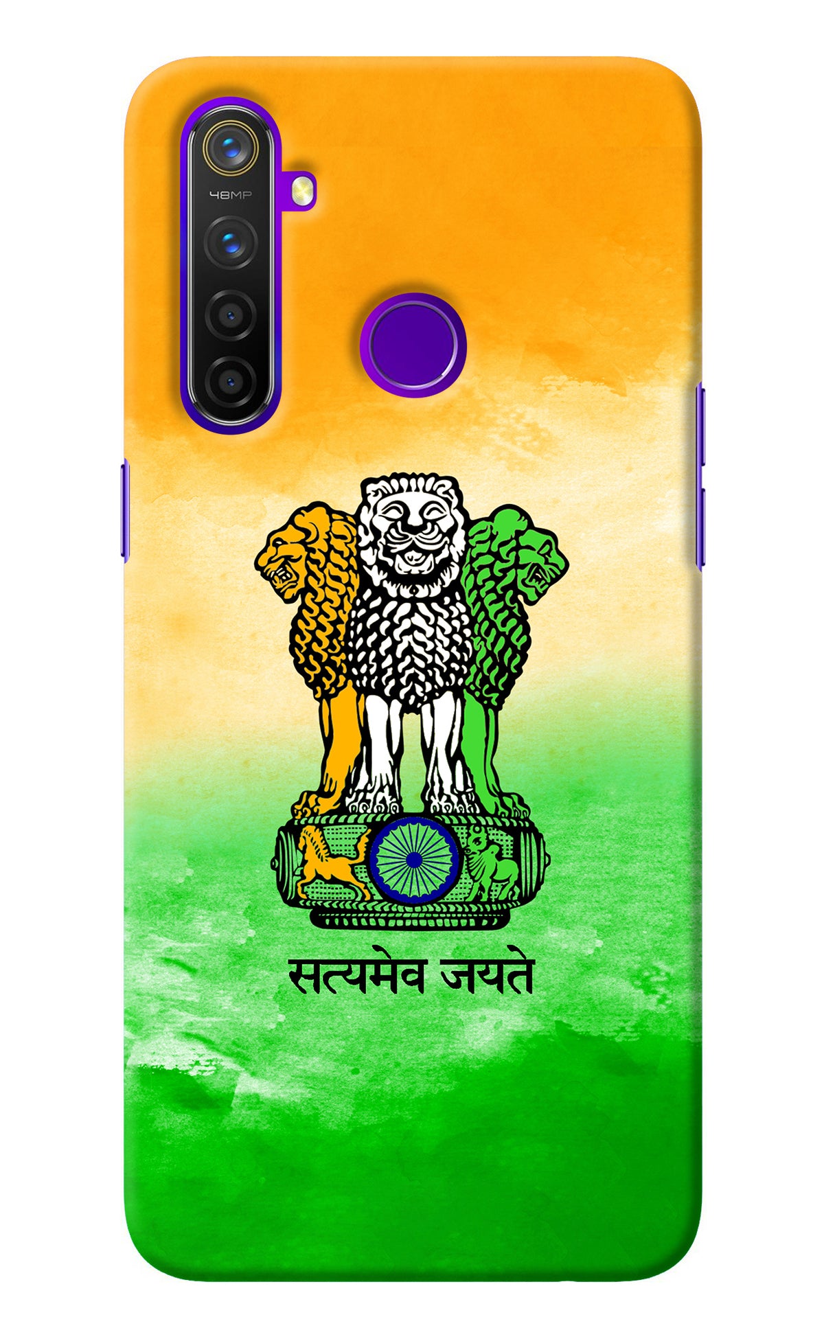 Satyamev Jayate Flag Realme 5 Pro Back Cover