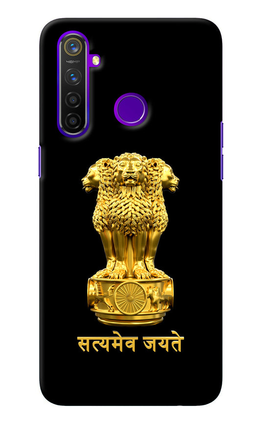 Satyamev Jayate Golden Realme 5 Pro Back Cover