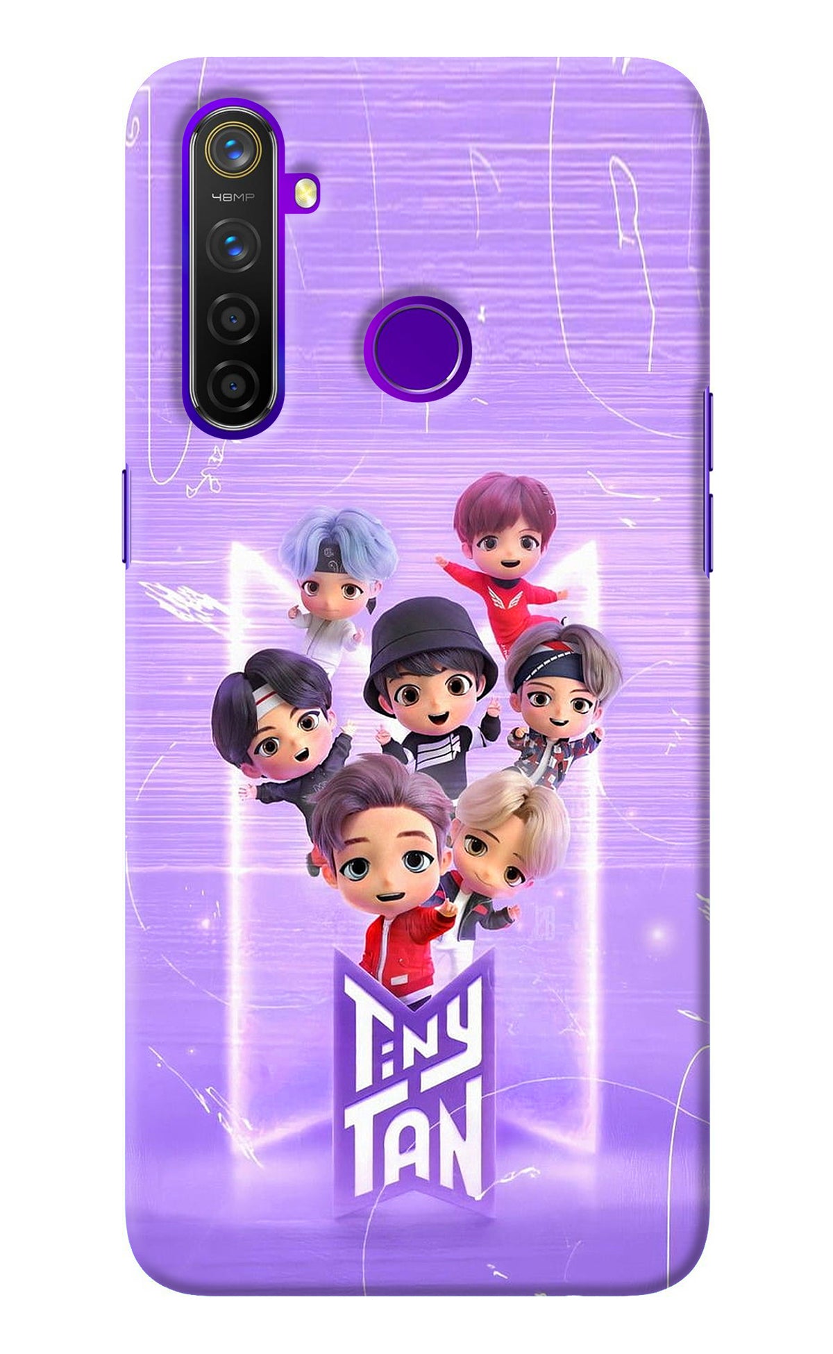 BTS Tiny Tan Realme 5 Pro Back Cover