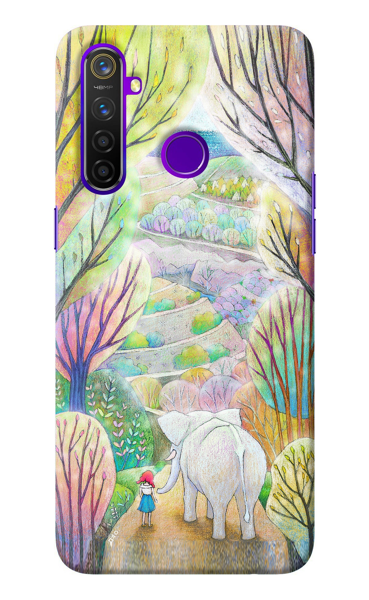 Nature Painting Realme 5 Pro Back Cover