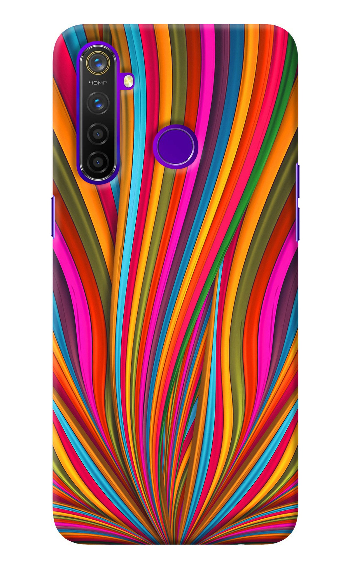 Trippy Wavy Realme 5 Pro Back Cover