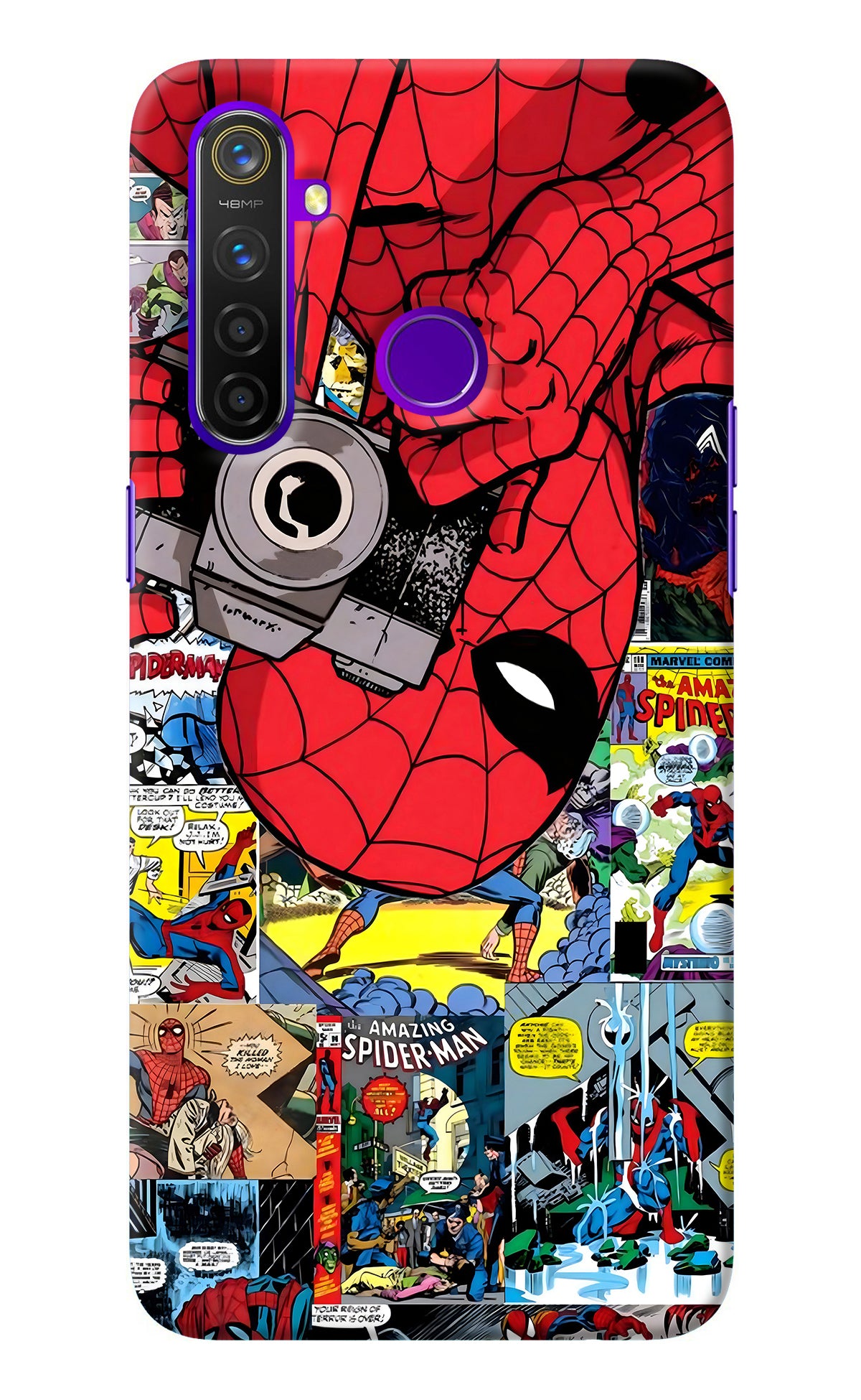 Spider Man Realme 5 Pro Back Cover