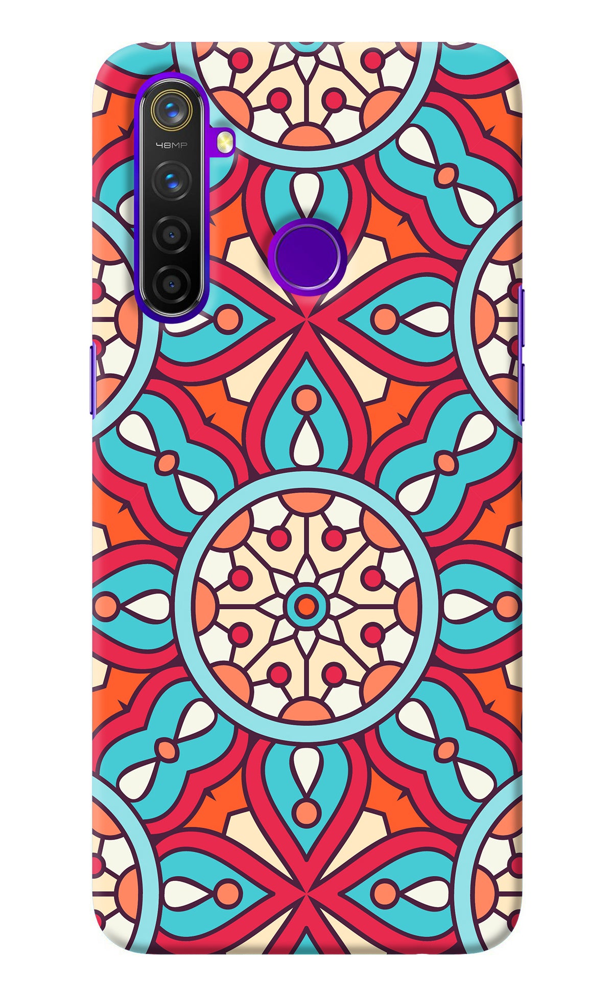 Mandala Geometric Realme 5 Pro Back Cover