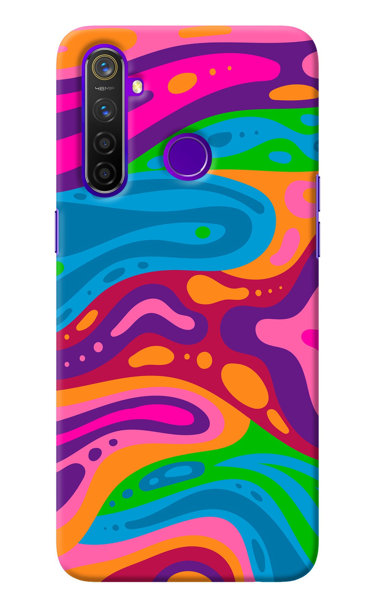 Trippy Pattern Realme 5 Pro Back Cover