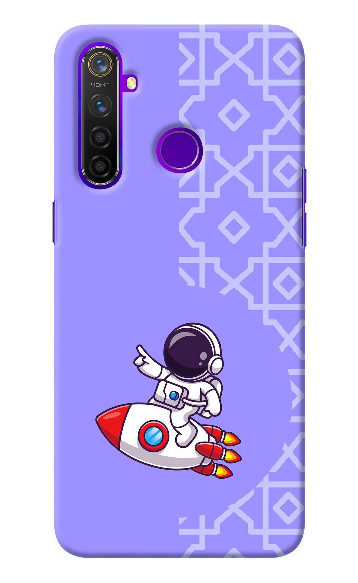 Cute Astronaut Realme 5 Pro Back Cover