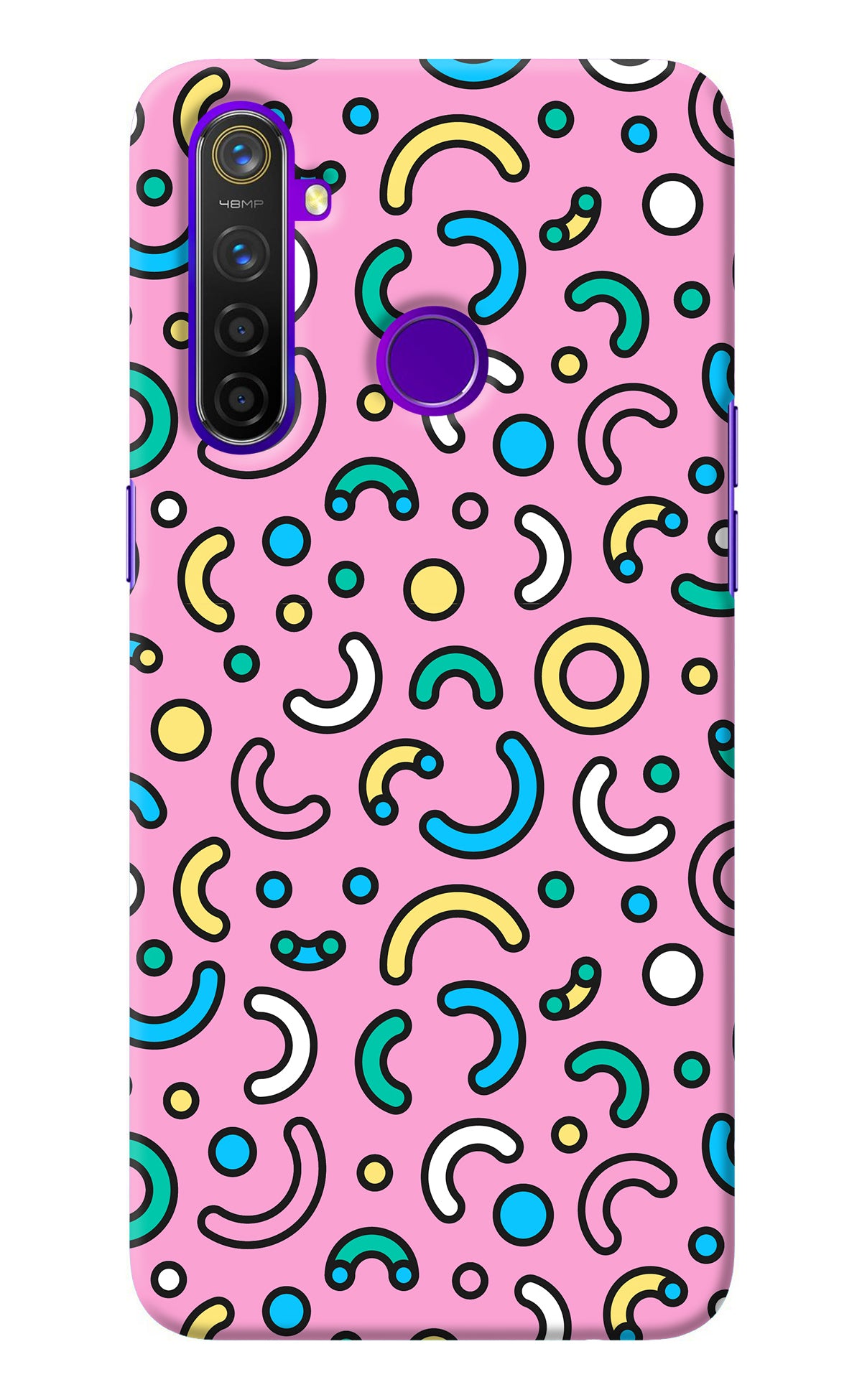 Memphis Design Realme 5 Pro Back Cover