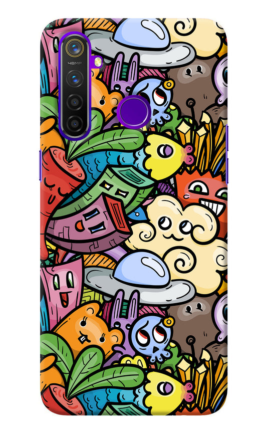 Veggie Doodle Realme 5 Pro Back Cover