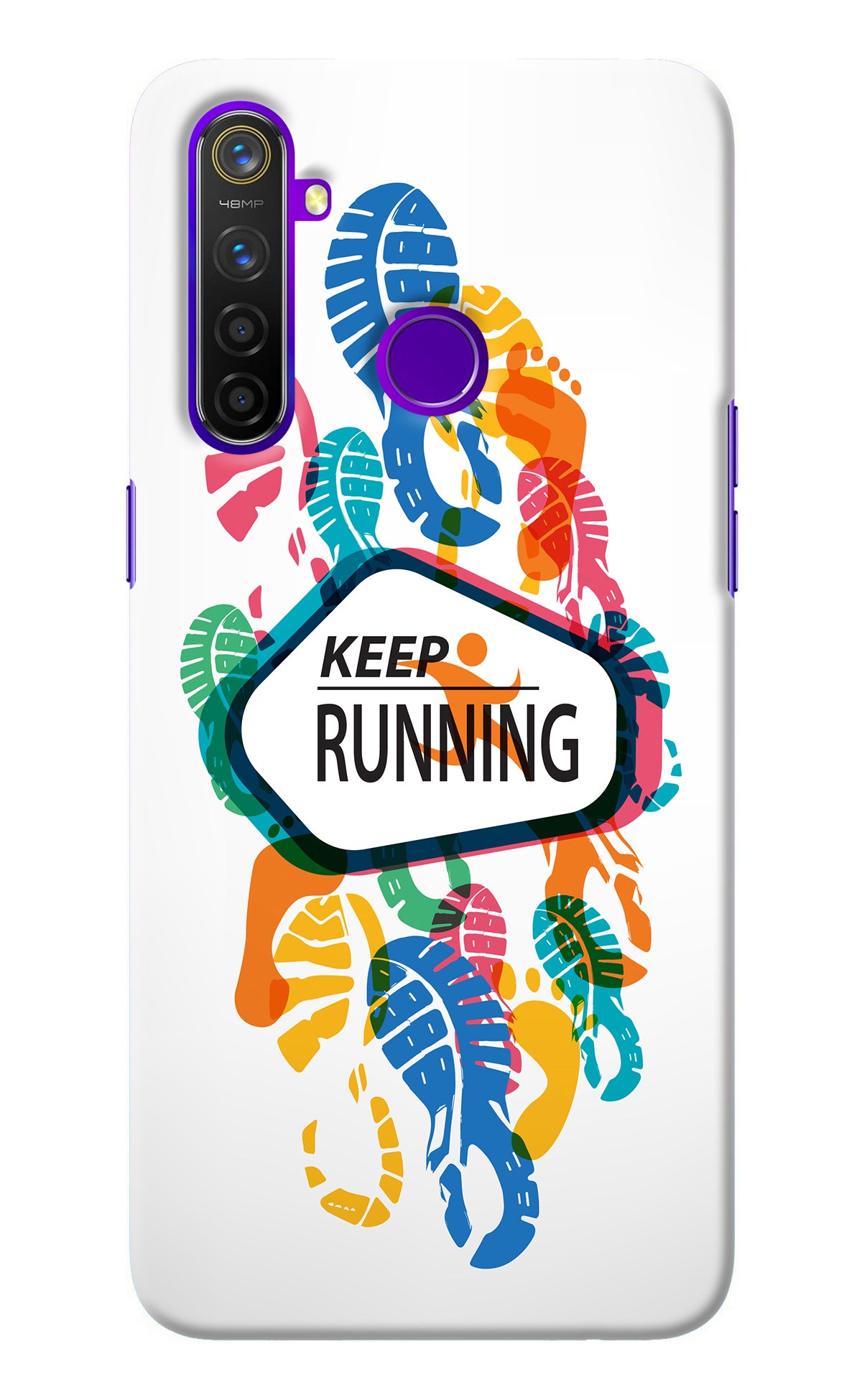 Keep Running Realme 5 Pro Back Cover
