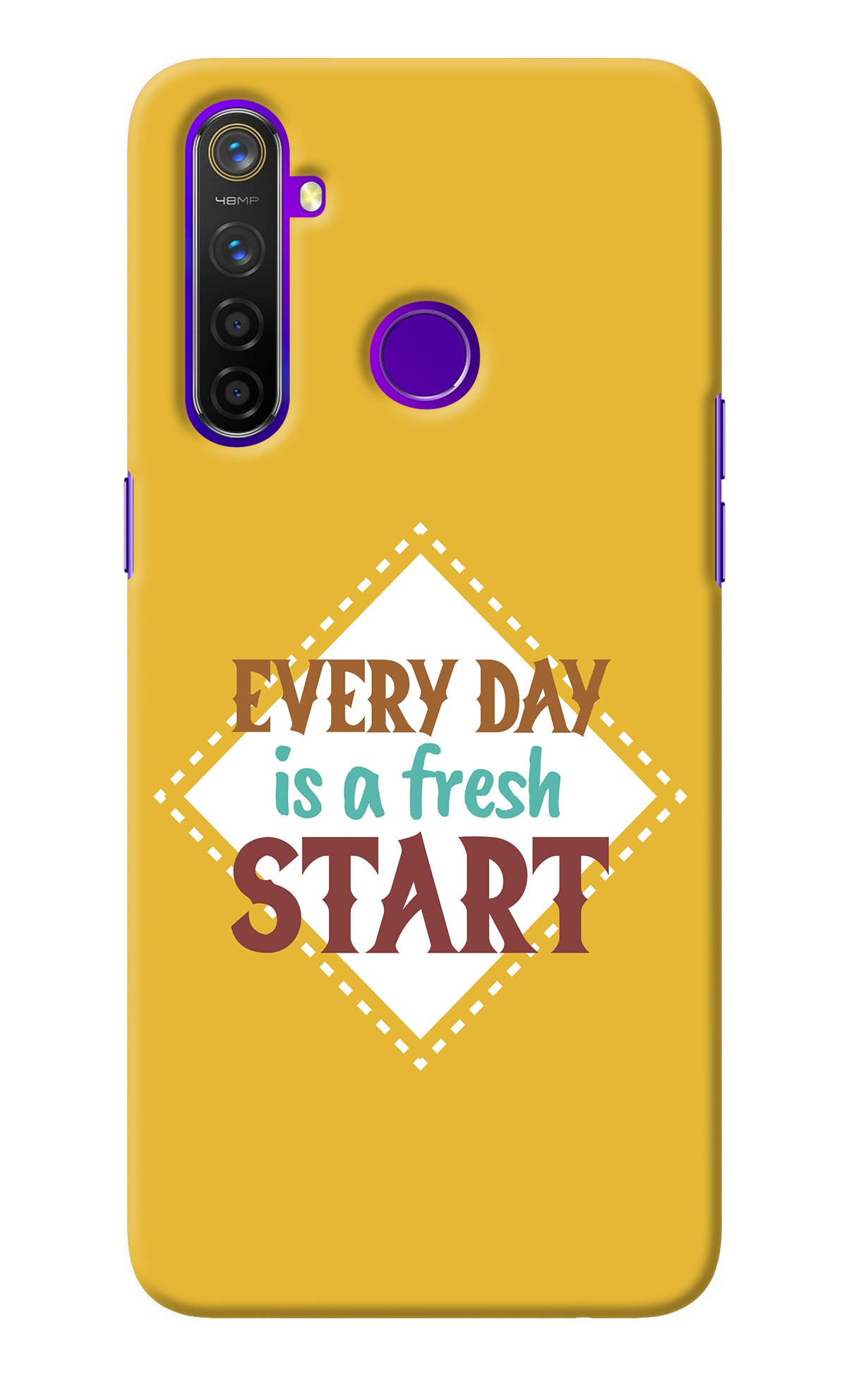 Every day is a Fresh Start Realme 5 Pro Back Cover