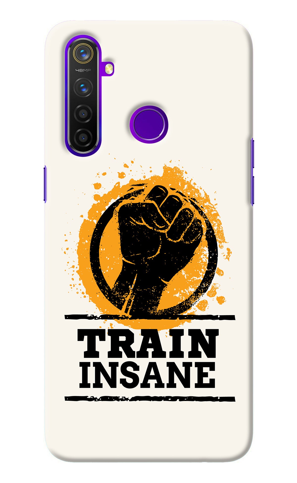 Train Insane Realme 5 Pro Back Cover