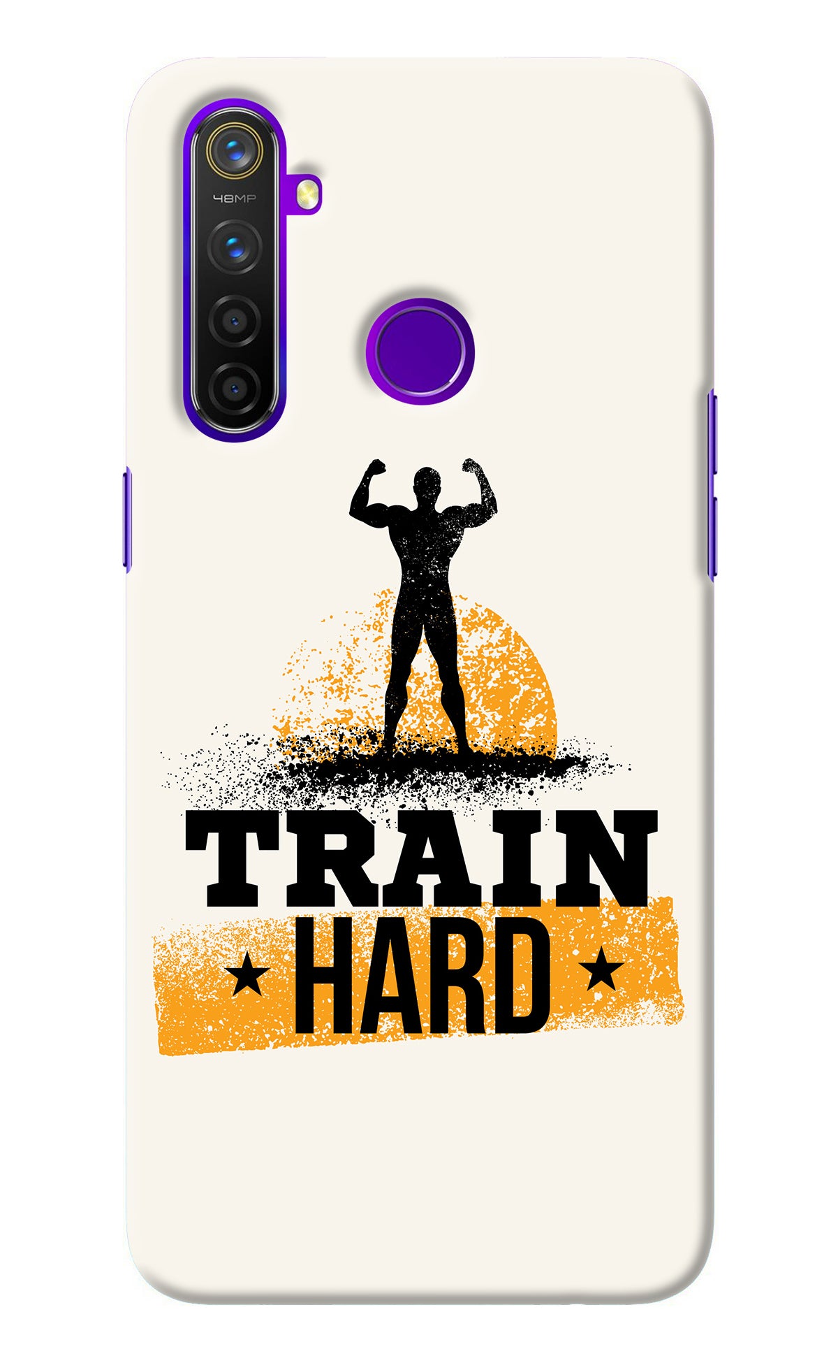 Train Hard Realme 5 Pro Back Cover