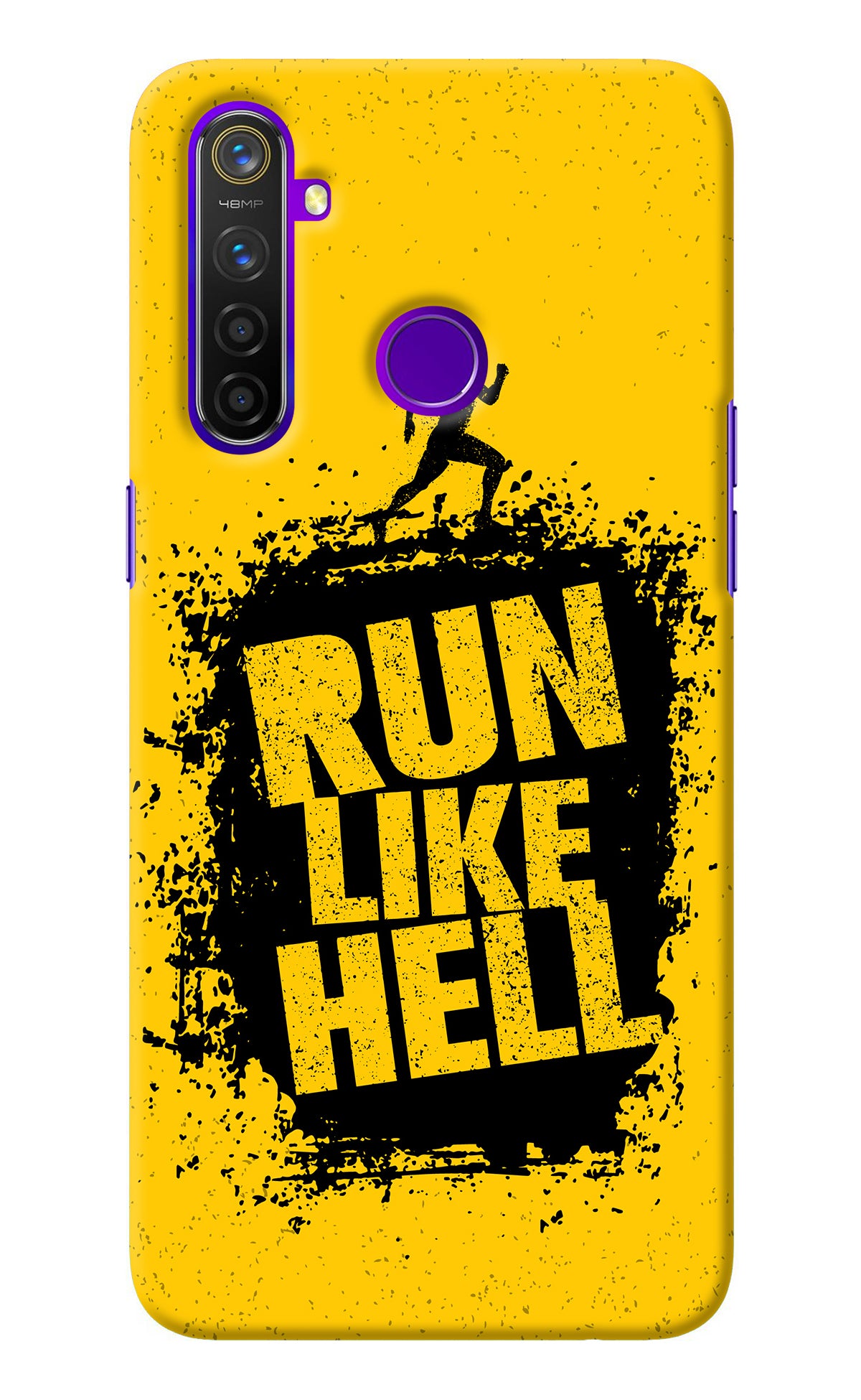 Run Like Hell Realme 5 Pro Back Cover