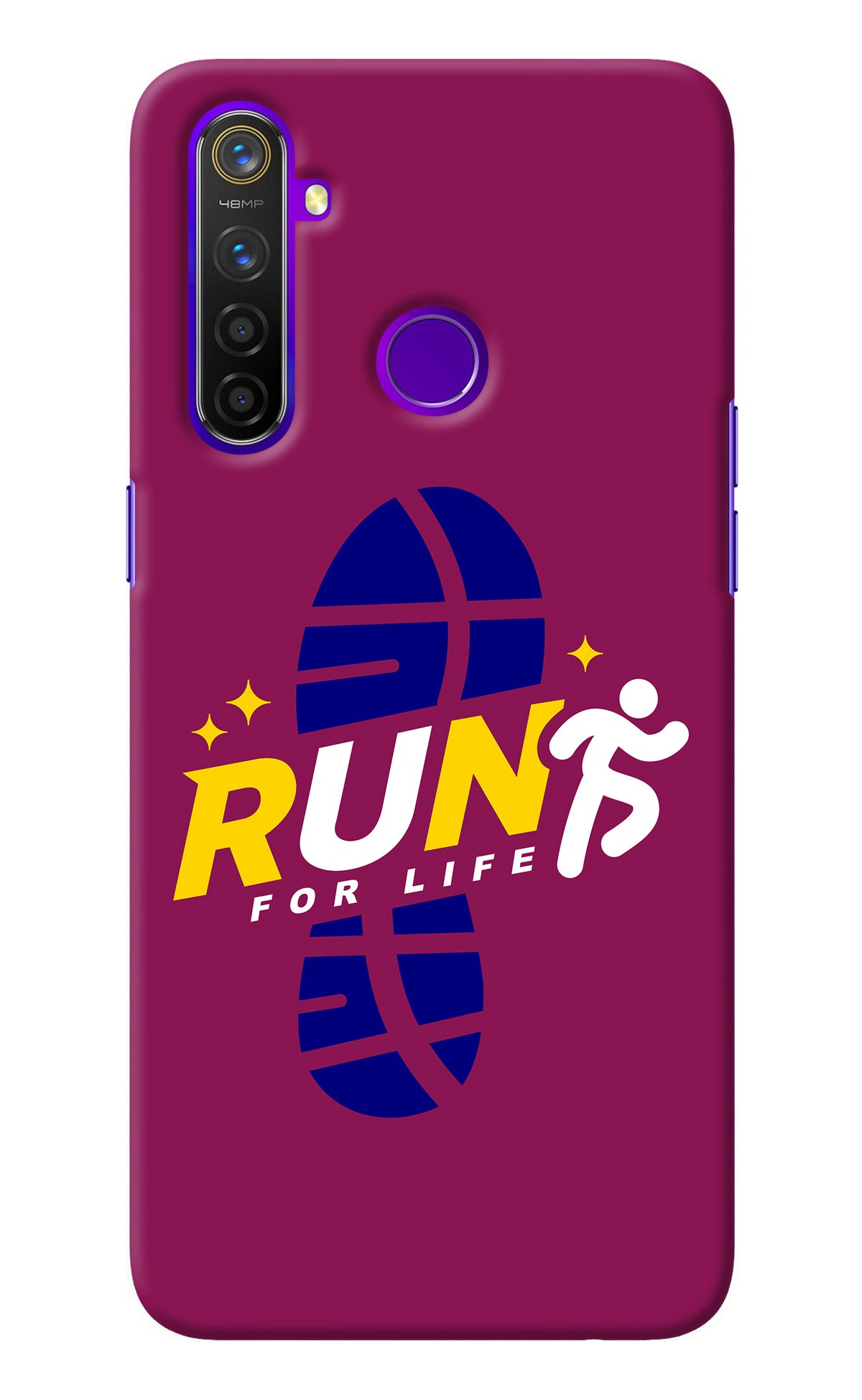 Run for Life Realme 5 Pro Back Cover
