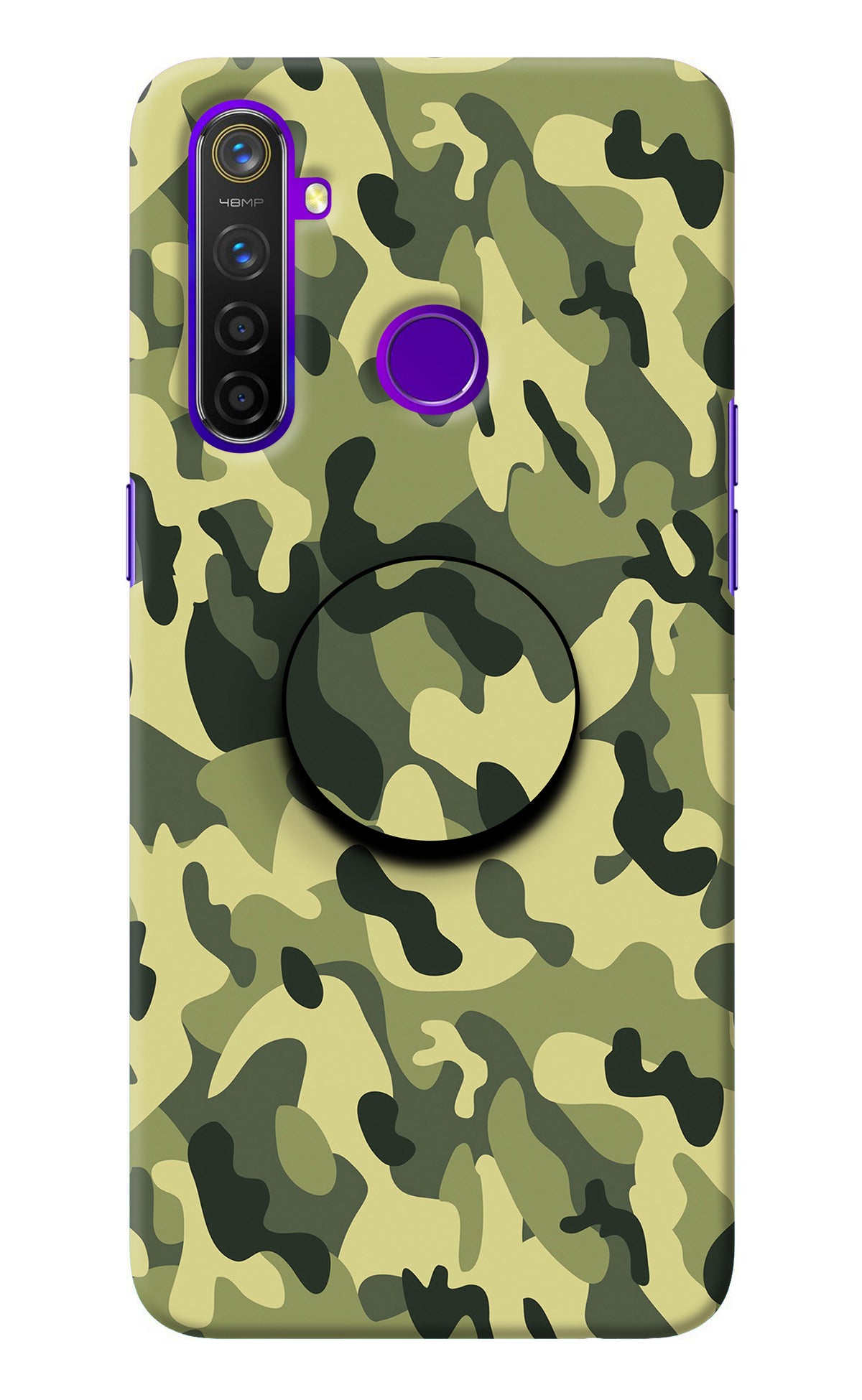 Camouflage Realme 5 Pro Pop Case