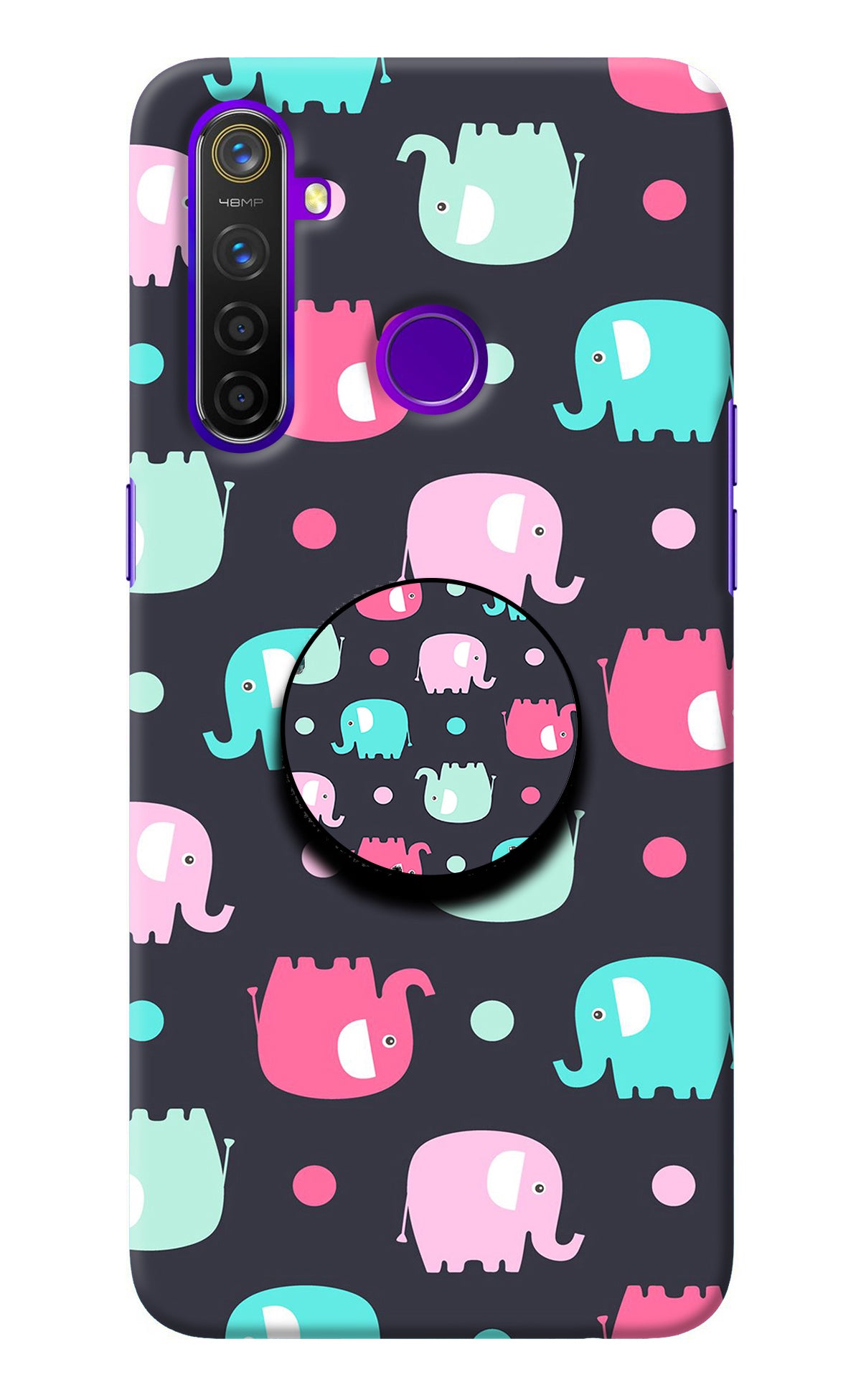 Baby Elephants Realme 5 Pro Pop Case