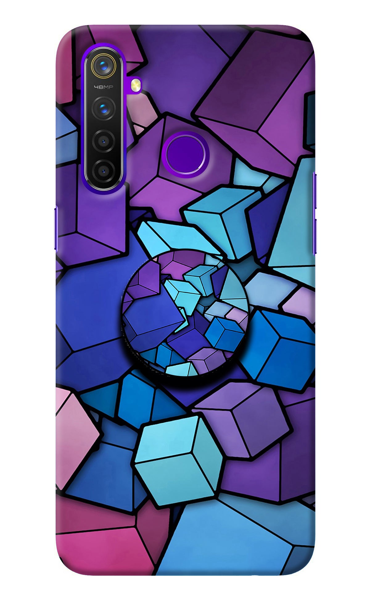 Cubic Abstract Realme 5 Pro Pop Case