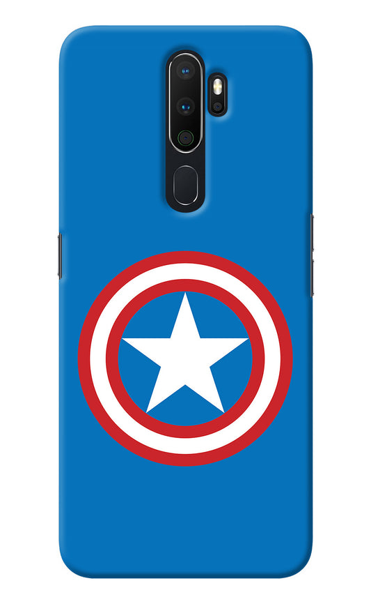 Captain America Logo Oppo A5 2020/A9 2020 Back Cover