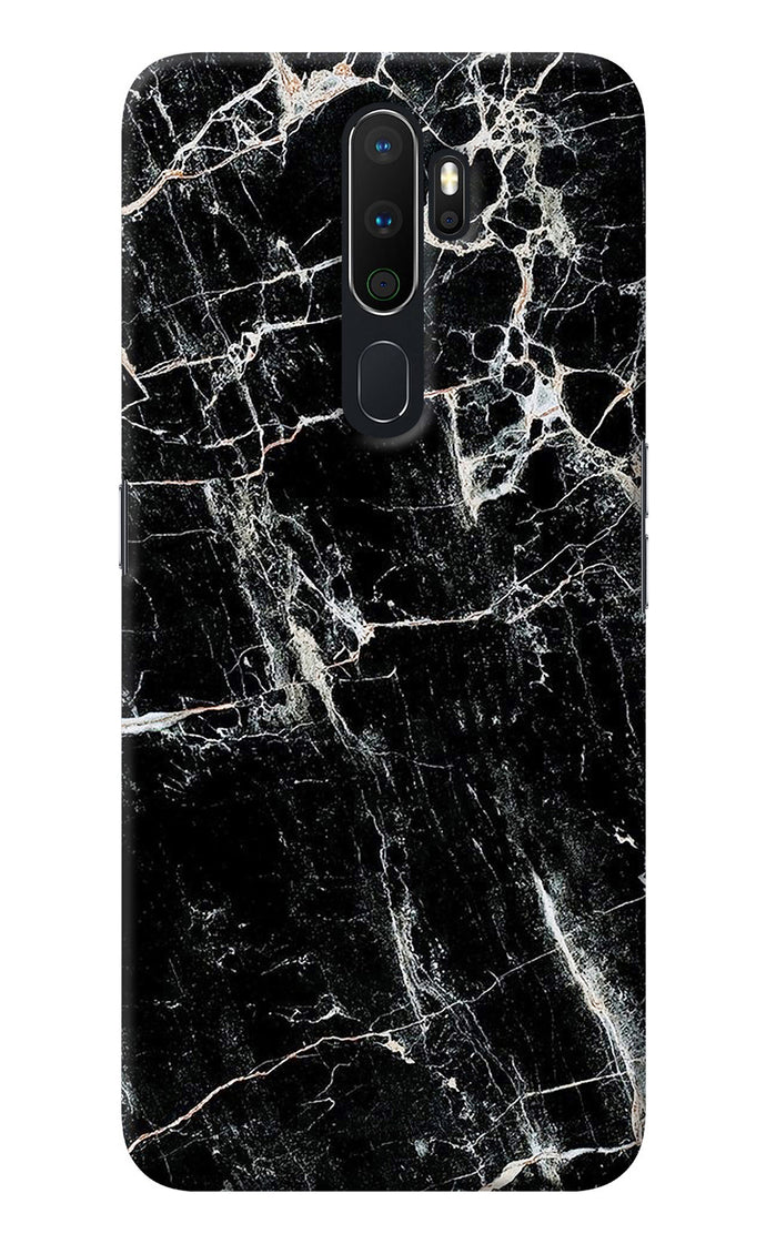 Black Marble Texture Oppo A5 2020/A9 2020 Back Cover