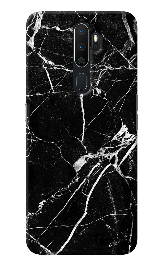 Black Marble Pattern Oppo A5 2020/A9 2020 Back Cover