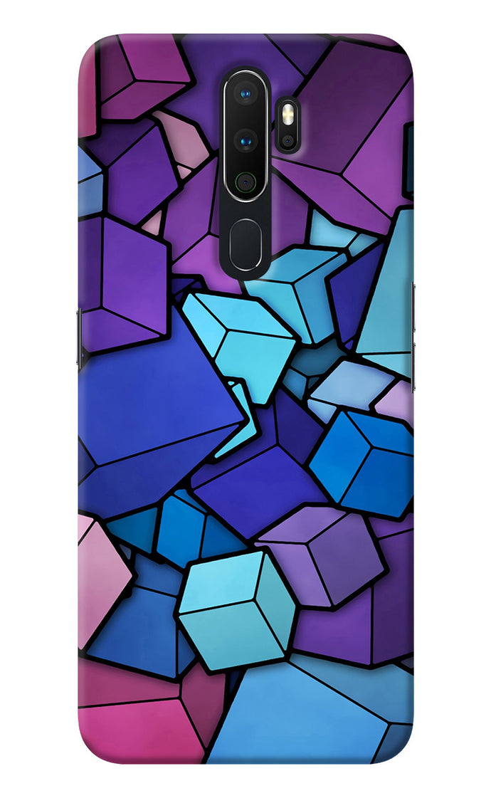 Cubic Abstract Oppo A5 2020/A9 2020 Back Cover