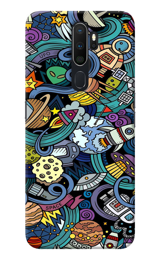 Space Abstract Oppo A5 2020/A9 2020 Back Cover