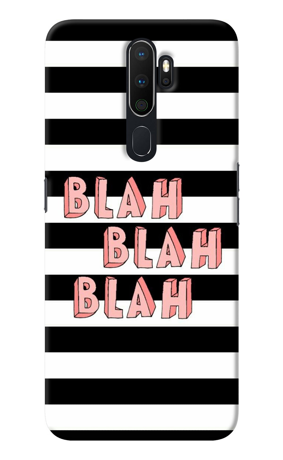 Blah Blah Blah Oppo A5 2020/A9 2020 Back Cover