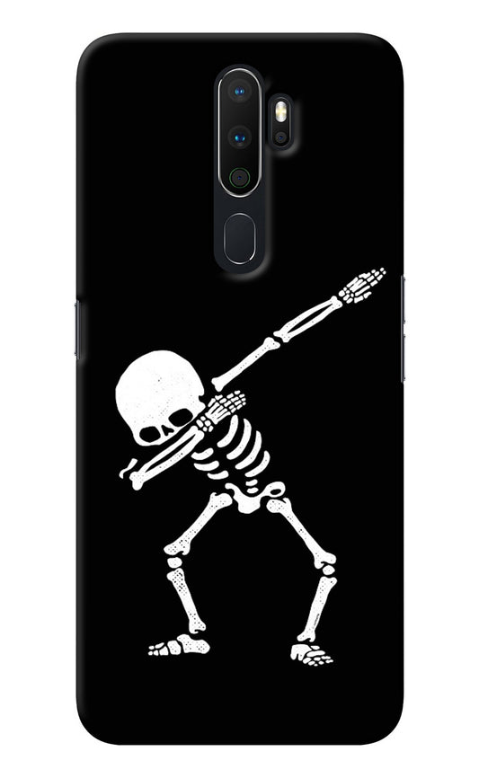Dabbing Skeleton Art Oppo A5 2020/A9 2020 Back Cover