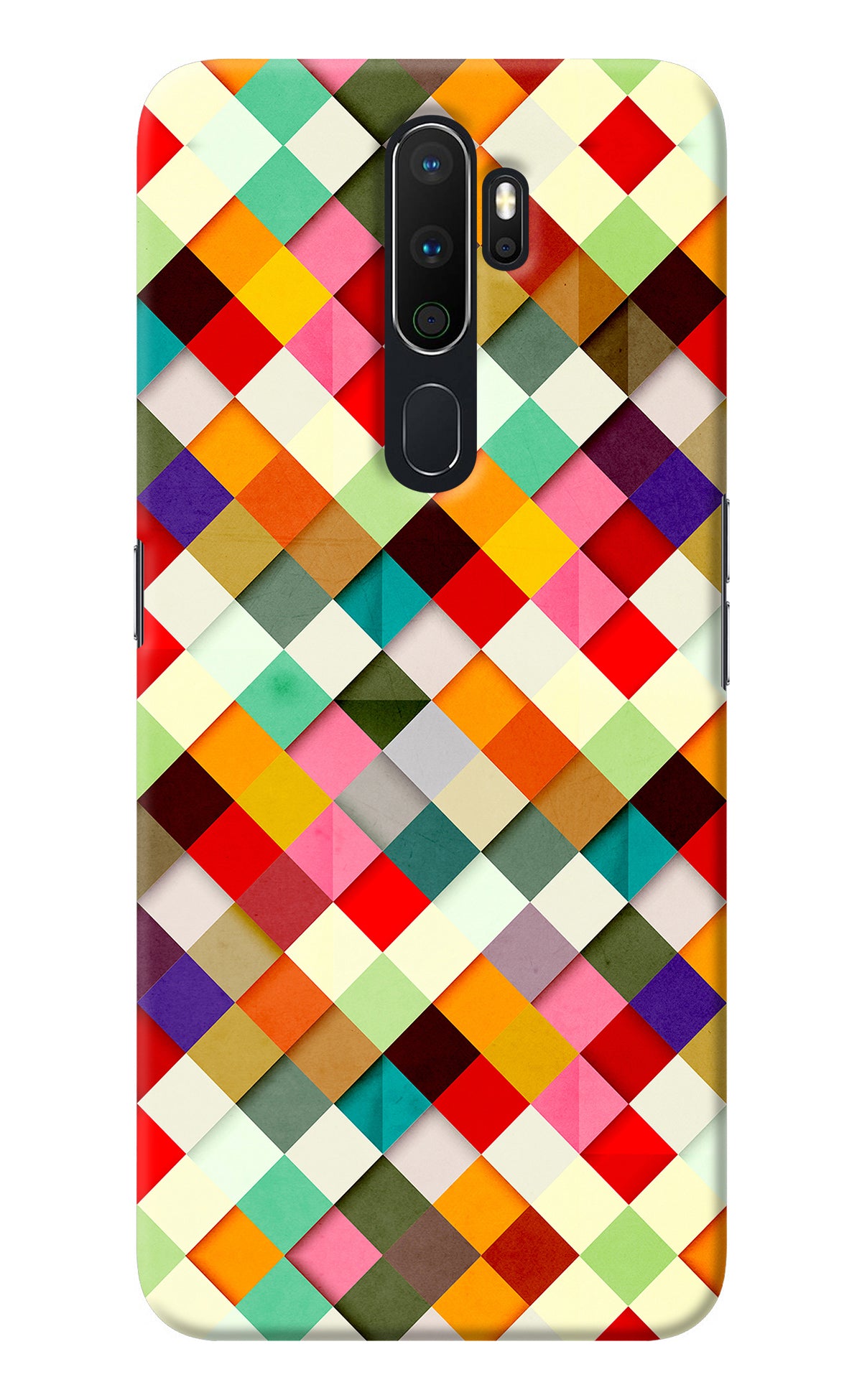 Geometric Abstract Colorful Oppo A5 2020/A9 2020 Back Cover