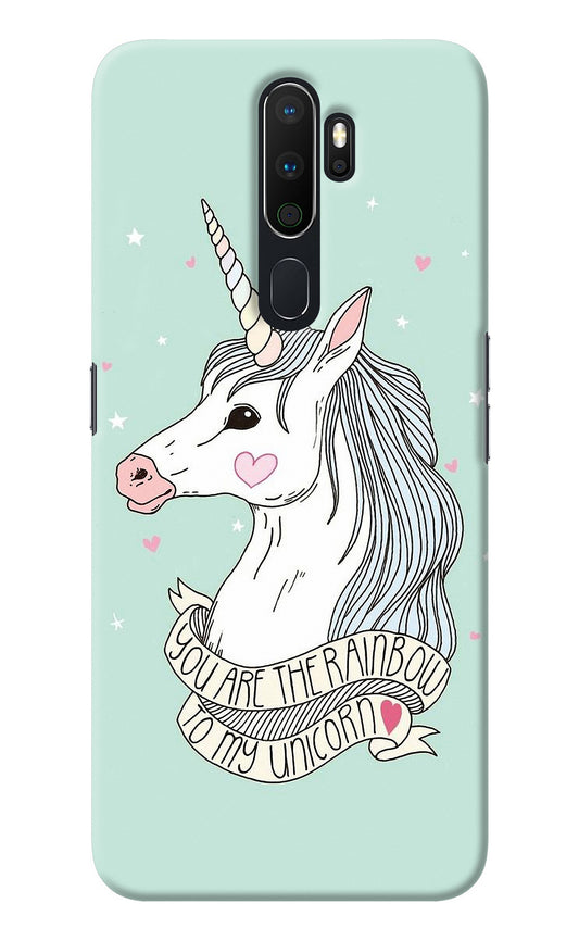 Unicorn Wallpaper Oppo A5 2020/A9 2020 Back Cover