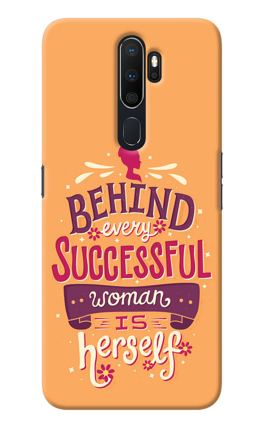 Behind Every Successful Woman There Is Herself Oppo A5 2020/A9 2020 Back Cover