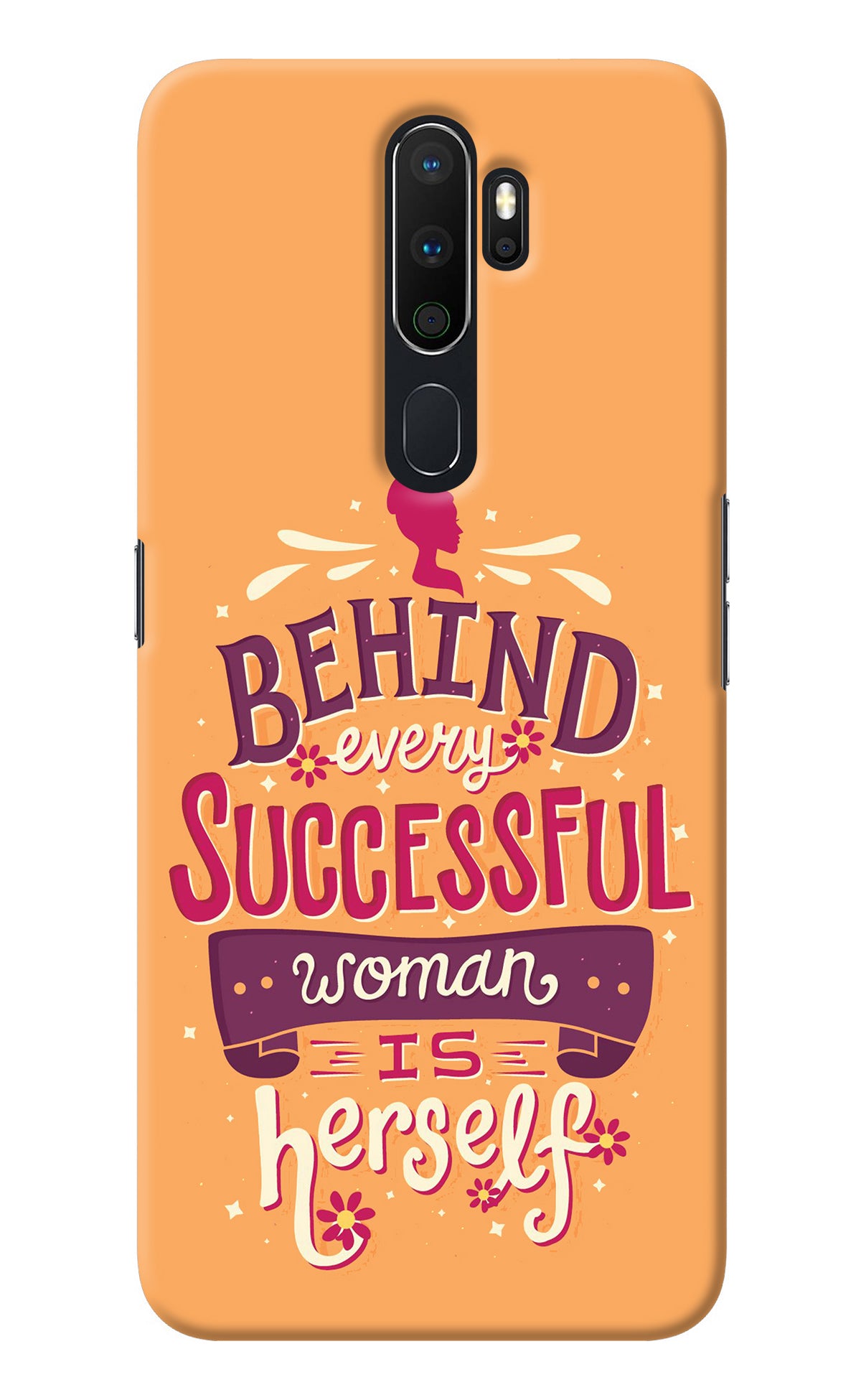Behind Every Successful Woman There Is Herself Oppo A5 2020/A9 2020 Back Cover