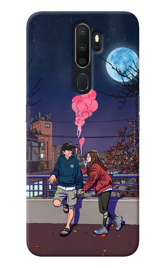 Chilling Couple Oppo A5 2020/A9 2020 Back Cover