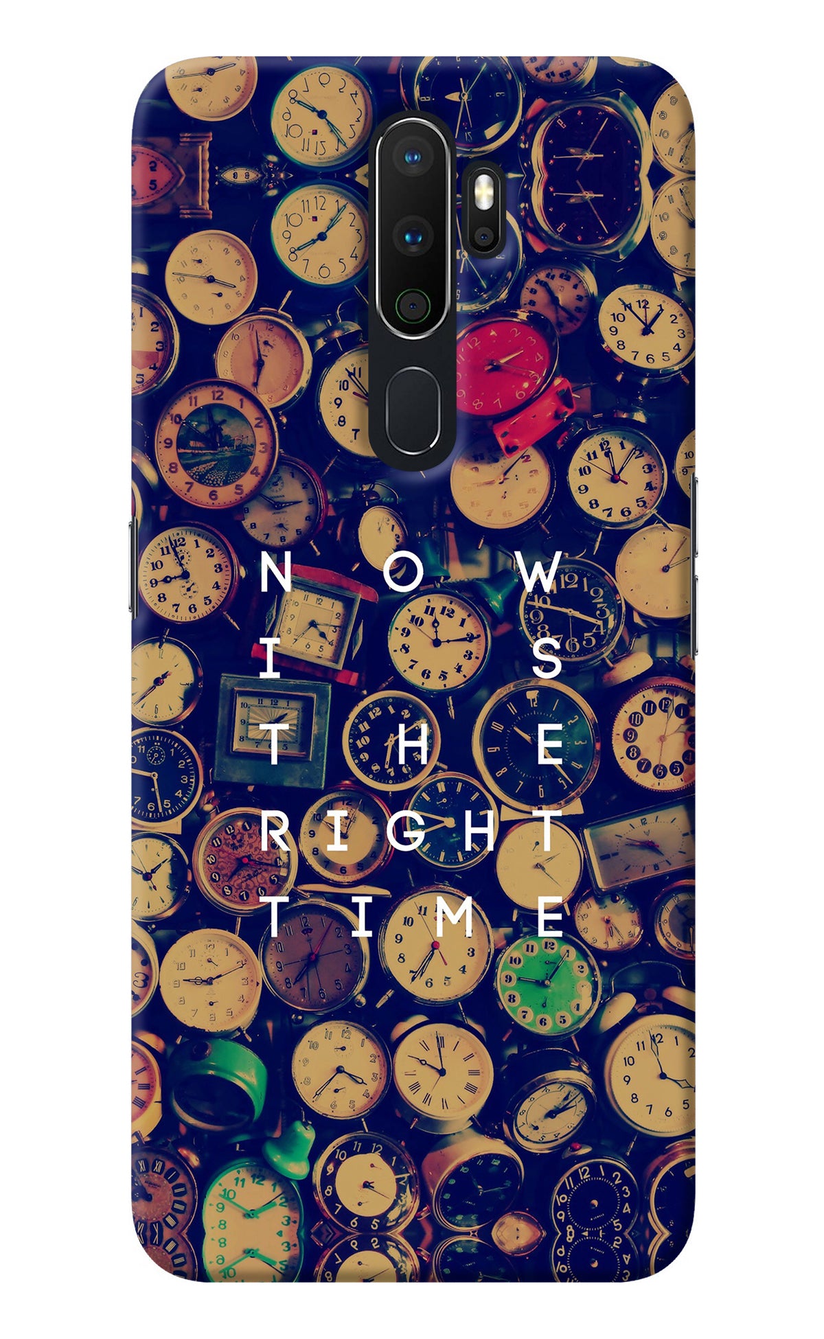 Now is the Right Time Quote Oppo A5 2020/A9 2020 Back Cover