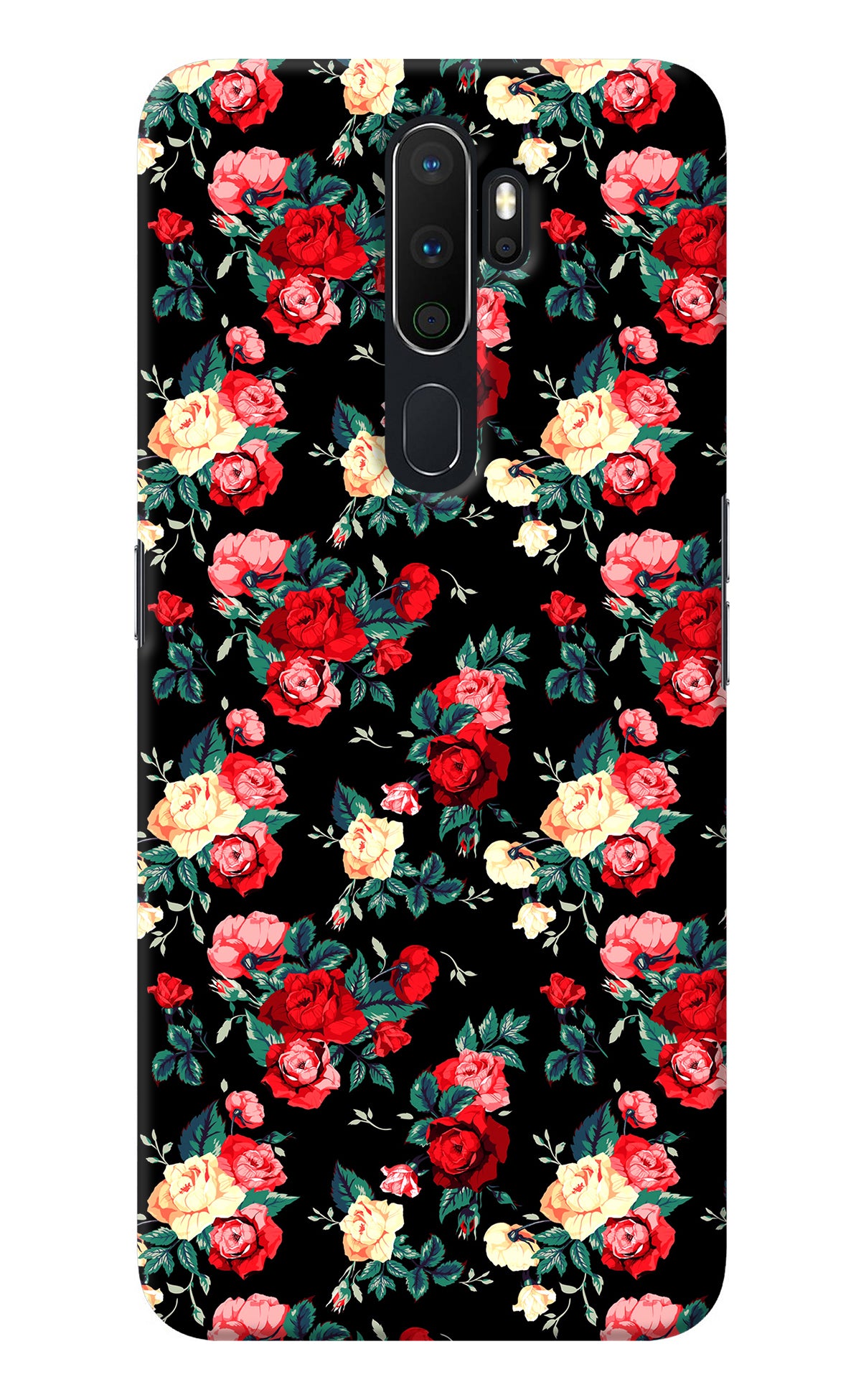 Rose Pattern Oppo A5 2020/A9 2020 Back Cover