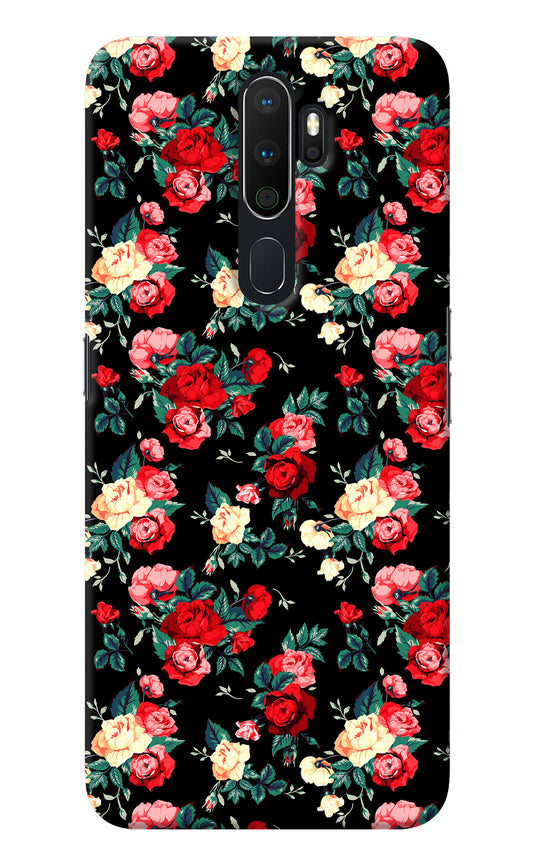 Rose Pattern Oppo A5 2020/A9 2020 Back Cover