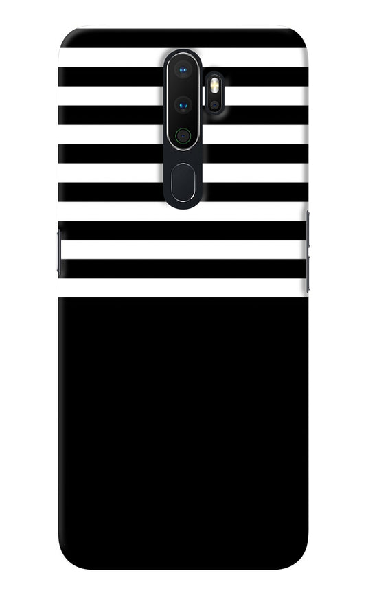 Black and White Print Oppo A5 2020/A9 2020 Back Cover