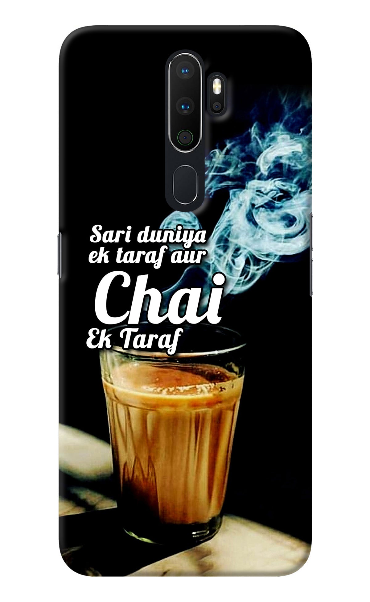 Chai Ek Taraf Quote Oppo A5 2020/A9 2020 Back Cover