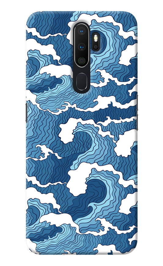 Blue Waves Oppo A5 2020/A9 2020 Back Cover