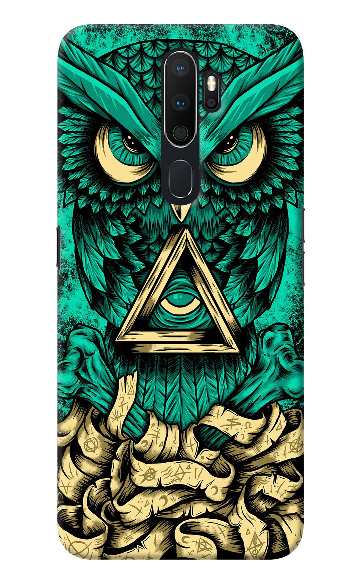 Green Owl Oppo A5 2020/A9 2020 Back Cover