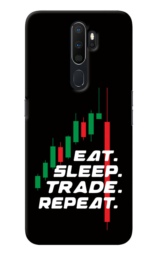 Eat Sleep Trade Repeat Oppo A5 2020/A9 2020 Back Cover
