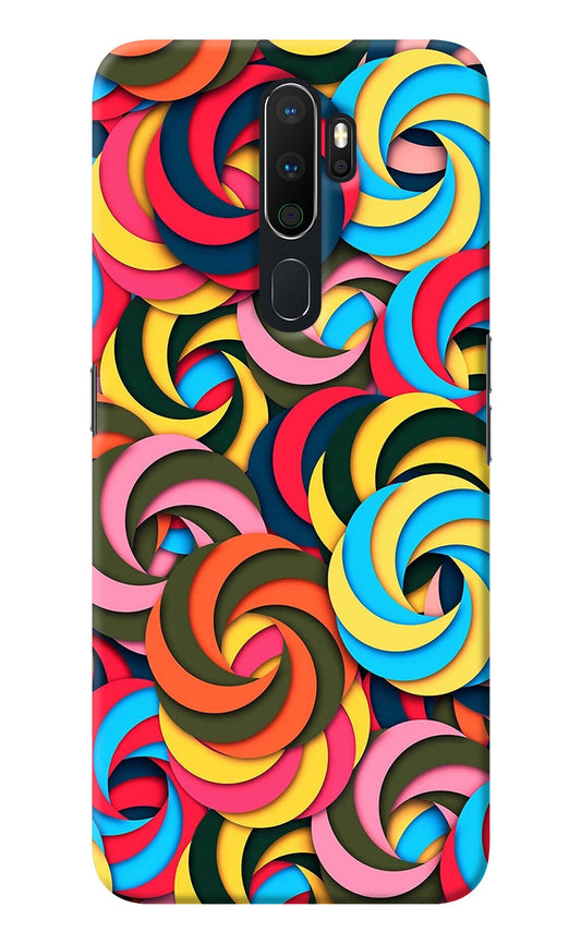 Spiral Pattern Oppo A5 2020/A9 2020 Back Cover