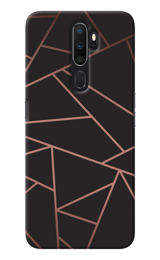 Geometric Pattern Oppo A5 2020/A9 2020 Back Cover