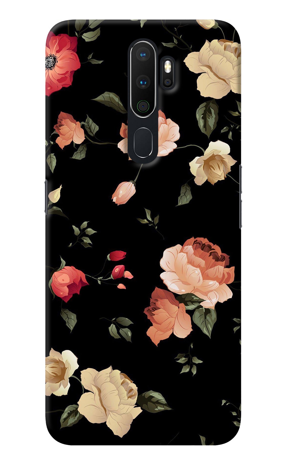 Flowers Oppo A5 2020/A9 2020 Back Cover