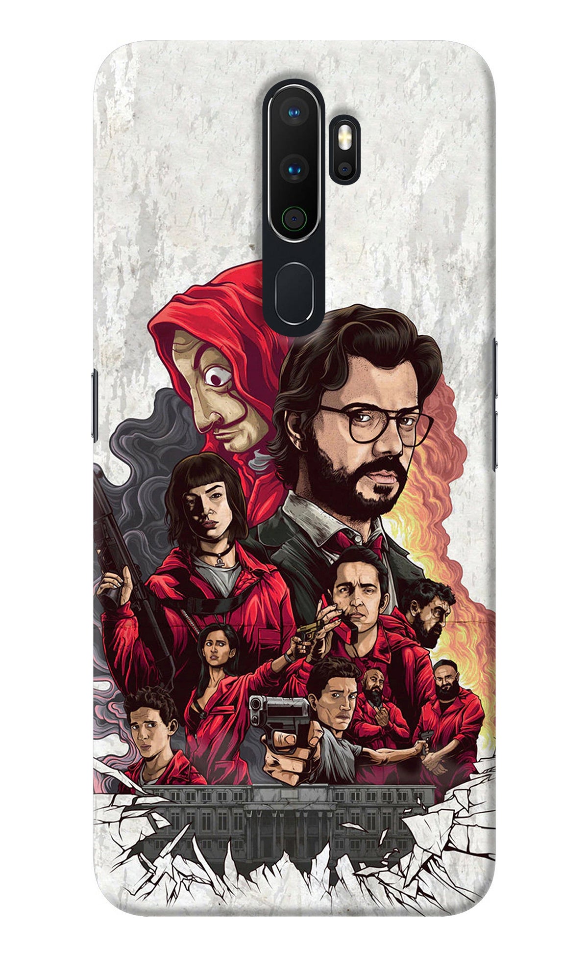 Money Heist Artwork Oppo A5 2020/A9 2020 Back Cover