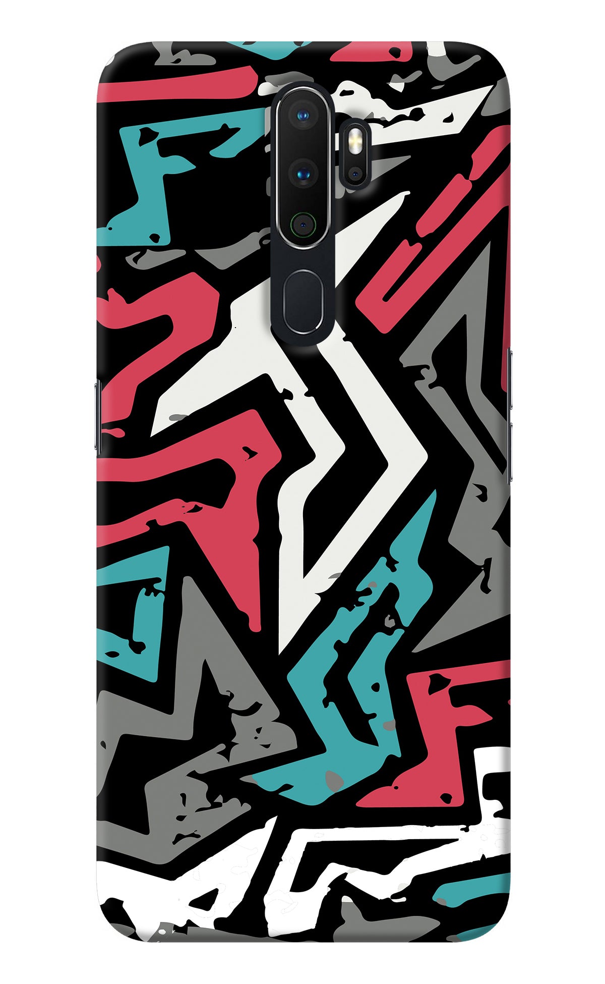 Geometric Graffiti Oppo A5 2020/A9 2020 Back Cover