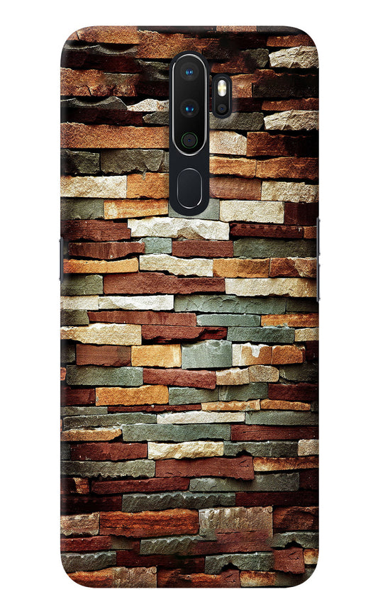 Bricks Pattern Oppo A5 2020/A9 2020 Back Cover