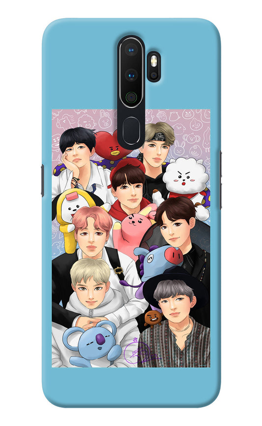 BTS with animals Oppo A5 2020/A9 2020 Back Cover